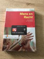 Mens en recht ISBN: 9789001815530, Nieuw, Ophalen of Verzenden, Noordhoff Uitgevers, HBO