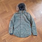 Lekker warme mooie olijfgroene meisjes 164  winterjes, Ophalen of Verzenden, Zo goed als nieuw, Meisje, Jas