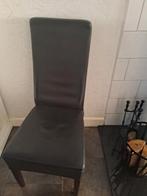6 leren eetkamerstoelen. Gratis af te halen., Ophalen