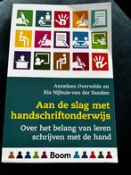 Anneloes Overvelde - Aan de slag met handschriftonderwijs, Ophalen of Verzenden, Zo goed als nieuw, Anneloes Overvelde; Ria Nijhuis-Van der Sanden