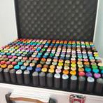 Verkocht!** Koffer met 300 Decotime Twinmarkers. Ongebruikt., Verzenden, Zo goed als nieuw, Overige typen