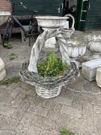 Brocante grote beton betonnen mand bloempot bloembak, Ophalen, Tuin, Steen, Gebruikt