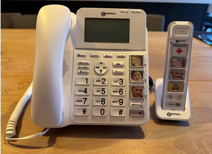 Geemarc Amplidect Combi 295 + PhotoDect 295 Handset, Telecommunicatie, Vaste telefoons | Handsets en Draadloos, Gebruikt, 1 handset