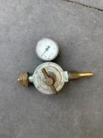 Gasdrukregrlaar met manometer, Doe-het-zelf en Verbouw, Meetapparatuur, Ophalen of Verzenden, Gebruikt, Druk