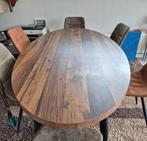 Grote ovale tafel, Huis en Inrichting, Tafels | Eettafels, Ophalen, 200 cm of meer, Zo goed als nieuw, Vijf personen of meer