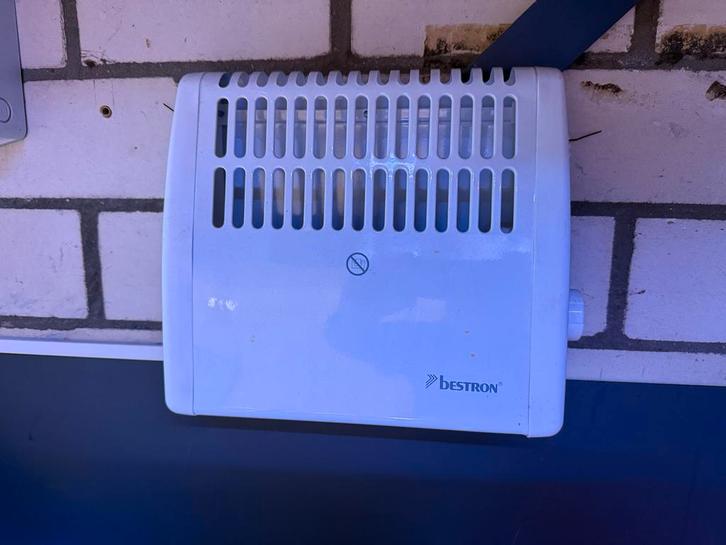Gevelkachel - Bestron ABH401 - 400W, Doe-het-zelf en Verbouw, Verwarming en Radiatoren, Gebruikt, Kachel, 200 tot 500 watt, Minder dan 30 cm