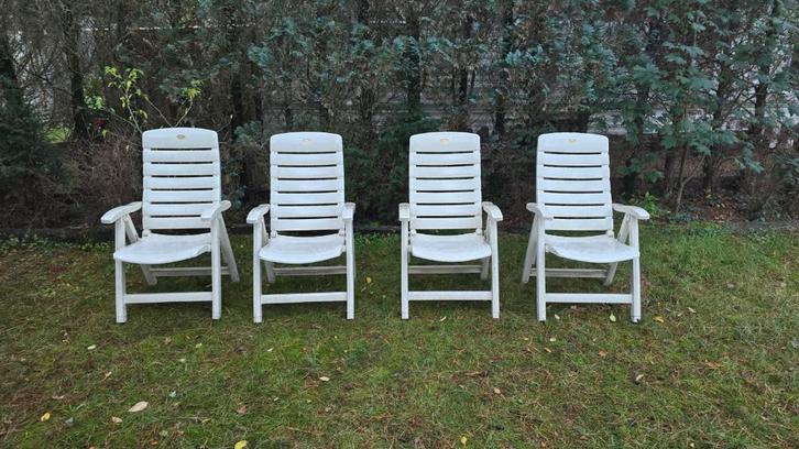4 Hartman Tuinstoelen, Tuin en Terras, Tuinstoelen, Gebruikt, Kunststof, Ophalen