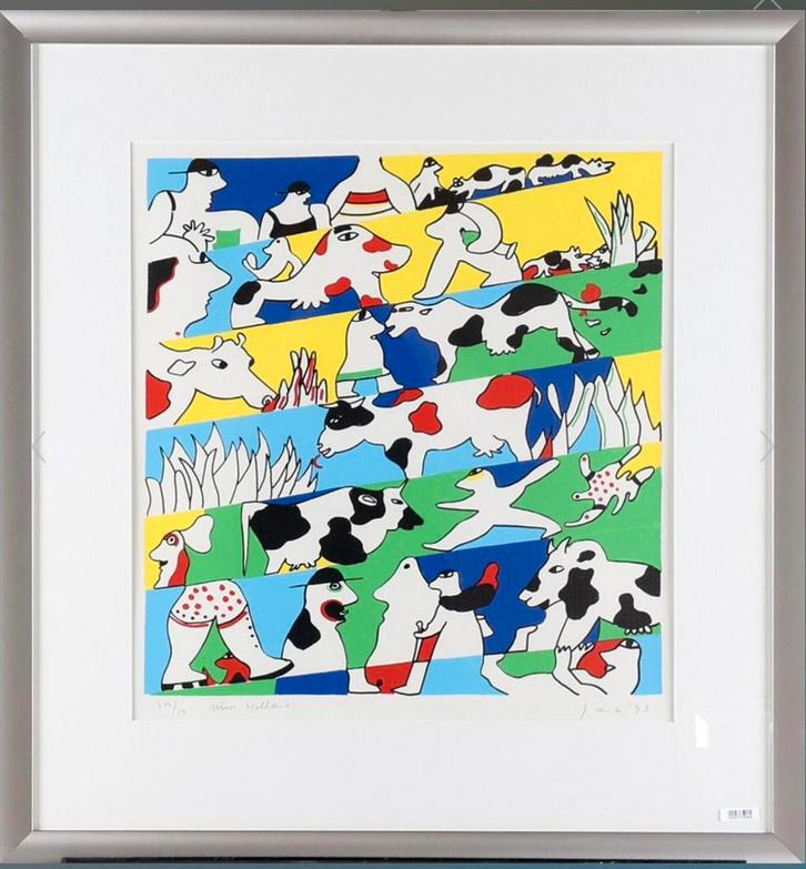 Litho van Jan Snoek “Miss Holland”, Antiek en Kunst, Kunst | Litho's en Zeefdrukken, Ophalen