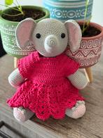 Handgemaakte knuffel: Olivia, Ophalen of Verzenden, Nieuw, Olifant