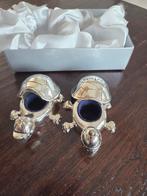 Zilveren Bewaardoosjes - Mijn Eerste Krul & Tand, Ophalen of Verzenden, Zilver