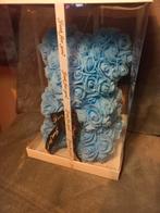 Rozenbeer Babyblauw 24 cm Nieuw, Ophalen of Verzenden, Nieuw, Stoffen beer, Overige merken