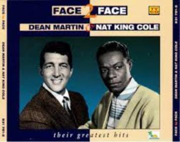 Dean Martin & Nat King Cole - Face to Face 2CD Greatest Hits beschikbaar voor biedingen