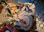 Klein bewegens kerst dorpje met adapter aan sluiting, Diversen, Kerst, Ophalen of Verzenden