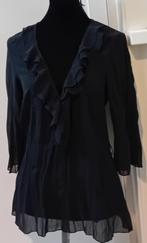 top,Vero Moda,blouse,maat 38/40,zwart,chic,feest,, Maat 38/40 (M), Verzenden, Vero Moda, Zwart