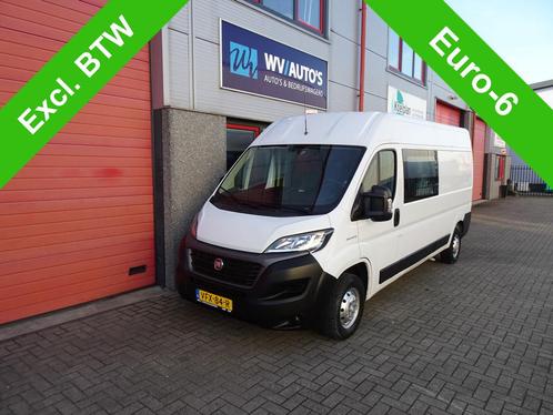 Fiat Ducato 33 2.3 MultiJet L3H2 maxi dubbelcabine, Auto's, Bestelauto's, Te koop, ABS, Achteruitrijcamera, Airconditioning, Alarm