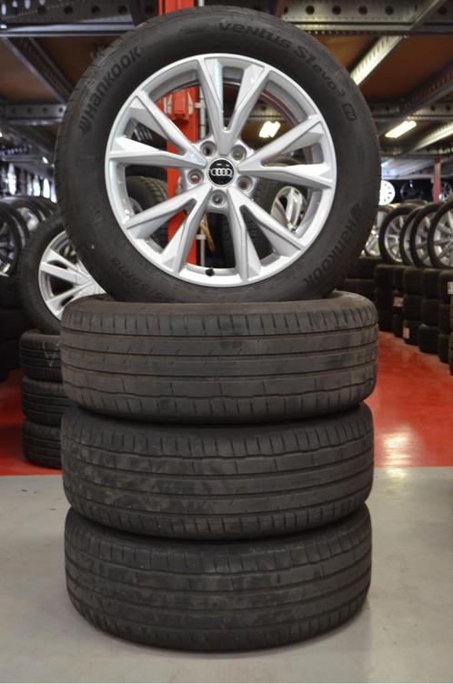 Org. 18" Audi Q3 Velgen 5x112 ET43 57.1 + Zomerbanden, Auto-onderdelen, Banden en Velgen, Banden en Velgen, Zomerbanden, 18 inch