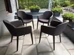 4 Calligaris Stoelen – Italiaans Design, Zeer Mooi, Ophalen, Zo goed als nieuw, Grijs