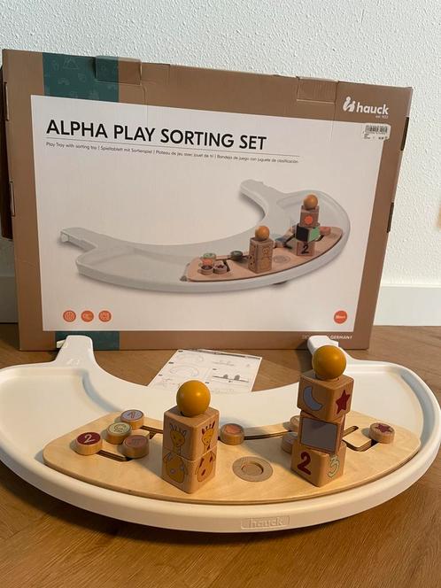 Hauck Alpha play sorting set, Kinderen en Baby's, Kinderstoelen, Nieuw, Overige typen, Afneembaar eetblad, Ophalen of Verzenden