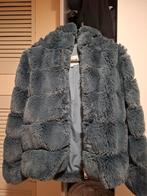 Blauwe faux fur jas Gold&Silver -, Gold&Silver, Ophalen of Verzenden, Zo goed als nieuw, Blauw