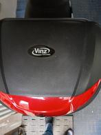 Vinz Milano Motor Topcase 48 liter – zwart, Ophalen of Verzenden, Gebruikt