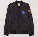 H&M Nasa jas jack bomberjack maat L pilotenjack ruimtevaart, Kleding | Heren, Maat 52/54 (L), Zwart, Ophalen of Verzenden, A