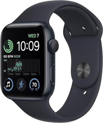 Apple Watch SE GPS 44 mm Aluminium Midnight beschikbaar voor biedingen