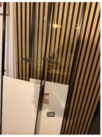 glazen HÖGBO Vitrinedeur 40x192 cm, Ophalen, Zo goed als nieuw, 150 tot 200 cm, 25 tot 50 cm