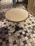 Franse bistro tafel rond marmer horeca, Ophalen