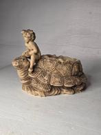 Art Deco- schilpad en kind, Antiek en Kunst, Ophalen of Verzenden