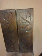 2 identieke houtsnijwerken., Antiek en Kunst, Ophalen of Verzenden