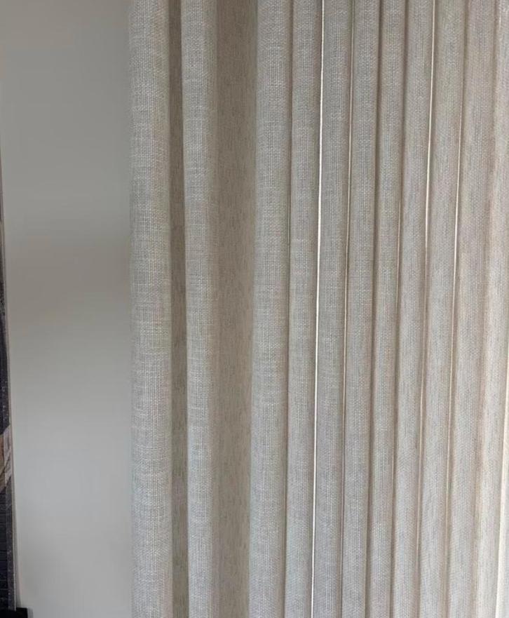 Inbetween gordijnen – Wave plooi Royal Ecru, Huis en Inrichting, Stoffering | Gordijnen en Lamellen, Zo goed als nieuw, 200 cm of meer