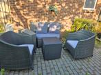 loungeset merk wicker, Tuin en Terras, Ophalen, 4 zitplaatsen, Gebruikt, Bank