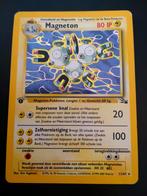 Fossil Magneton 1st edition Nederlandse Pokémon Kaart, Foil, Ophalen of Verzenden, Losse kaart, Zo goed als nieuw