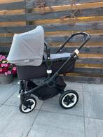 Te koop nette kinderwagen Bugaboo Buffalo grijs/zwart, Gebruikt, Bugaboo, Verstelbare duwstang, Ophalen
