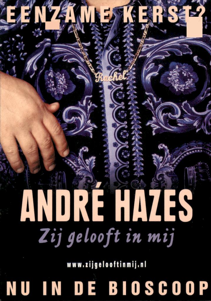 Andre Haze, Zij gelooft in mij, Ophalen of Verzenden, 1980 tot heden, Ongelopen, Sterren en Beroemdheden