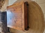 teakhouten opium tafel 100100 35 cm hoog, Huis en Inrichting, Ophalen, Gebruikt, Rechthoekig, Minder dan 50 cm