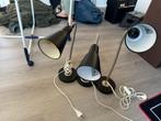 3 Ikea bureaulampen met en zonder bol., Ophalen of Verzenden, Gebruikt, Metaal of Aluminium