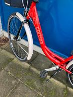 Mooie rode moederfiets met mandje, Ophalen, 2 zitjes, Gebruikt, Overige merken