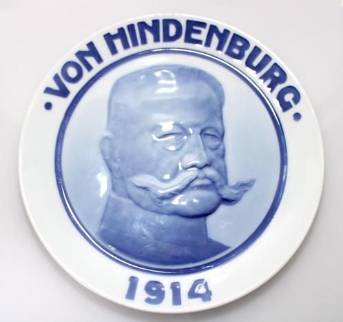 Schitterend Rosenthal Porselein Bord Von Hindenburg 1914, Antiek en Kunst, Antiek | Wandborden en Tegels, Verzenden