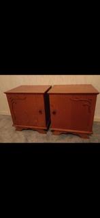 2 nachtkastjes, Ophalen, Hout