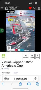GEZOCHT !! Full versie Virtual Skipper 32nd AC Cup, Ophalen of Verzenden, Zo goed als nieuw, Losse kaart