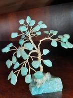 Groene Edelsteen Boom Decoratie, Verzamelen, Beelden en Beeldjes, Ophalen of Verzenden, Zo goed als nieuw