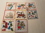 Tk 8 unieke vintage retro kinder zakdoekjes, jaren 60, Ophalen of Verzenden, Persoonlijke verzorging