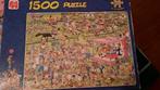 Jan van Haasteren 1500 stukjes puzzel - Paardenrace, Ophalen of Verzenden, 500 t/m 1500 stukjes, Zo goed als nieuw, Legpuzzel