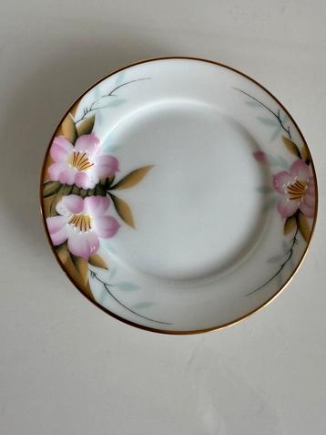 Noritake Azalea bordje Japan 7,5 cm porselein met goudrand beschikbaar voor biedingen