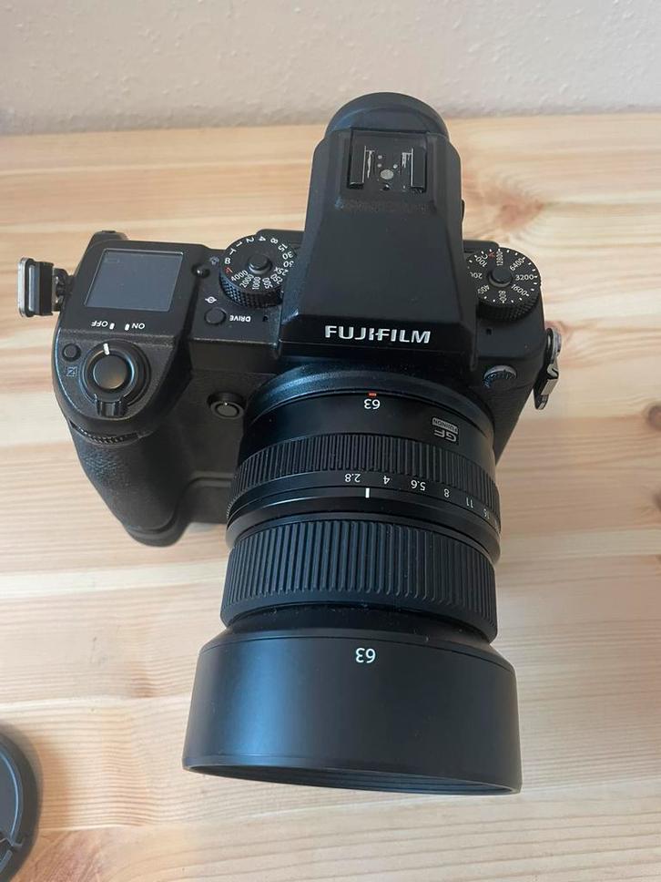 Fujifilm GFX 50s met batterijgrip en GF 63mm f2.8, Audio, Tv en Foto, Fotocamera's Digitaal, Zo goed als nieuw, Fuji, Geen optische zoom