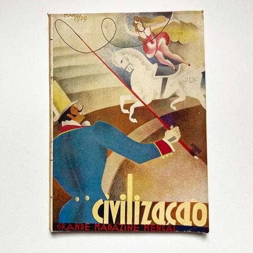 Antiquarisch magazine - Civilizaçao - Marco de 1929 - no. 9, Boeken, Overige Boeken, Gelezen, Ophalen of Verzenden