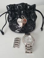 Guess horloge incl. Schakels+geschenkverpakking, nieuw!, Staal, Staal, Guess, Ophalen of Verzenden