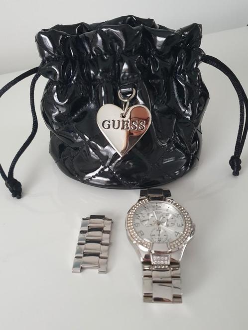 Guess horloge incl. Schakels+geschenkverpakking, nieuw!, Sieraden, Tassen en Uiterlijk, Horloges | Dames, Zo goed als nieuw, Guess
