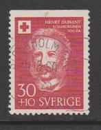 Zweden 1959 - Henri Dunant - Rode Kruis, Postzegels en Munten, Postzegels | Europa | Scandinavië, Zweden, Ophalen, Gestempeld